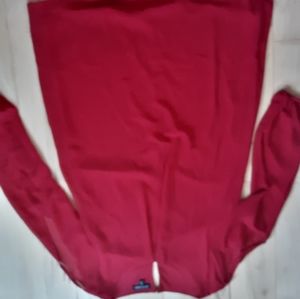 Red long sleeve dress